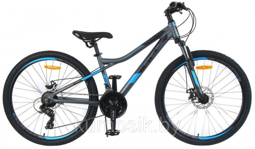Велосипед Stels Navigator-610 MD V040 26" серо-синий 2022