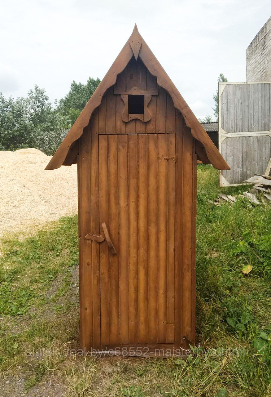 Туалет деревянный с окошком - фото 3 - id-p95164102