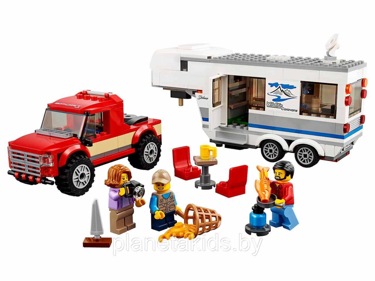 Конструктор Bela Cities "Дом на колесах" 360 деталей, аналог Lego City 60182, Лего Сити арт.10871