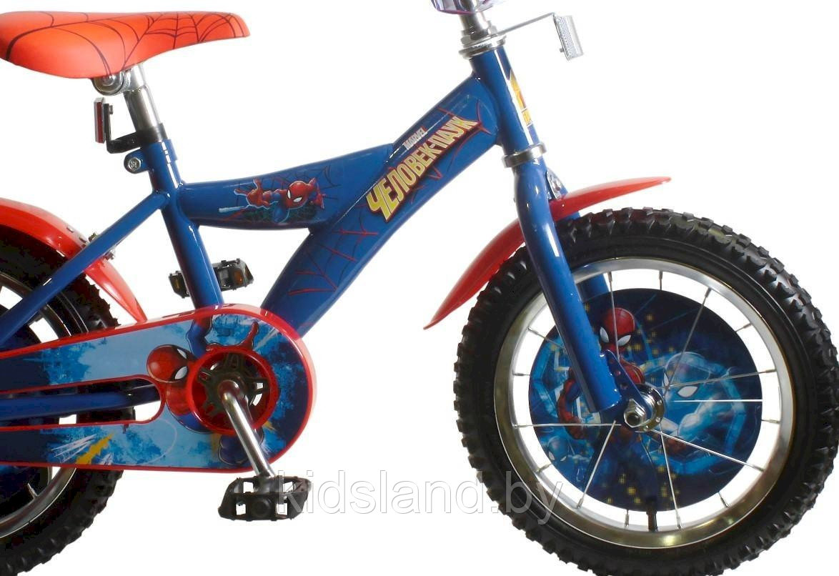 Детский велосипед Marvel человек паук 14'' (синий) - фото 3 - id-p178754677