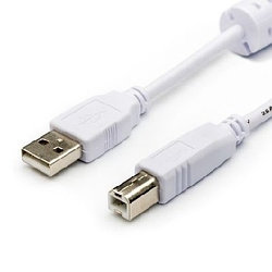 (AT8099) кабель USB 2.0 AM/BM - 3.0 м (для переферии 1 FERITE) ATCOM