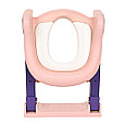 Сиденье для унитаза с лесенкой и ручками PITUSO 16010 Pink/Розовый, фото 6