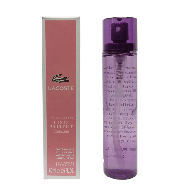 Туалетная вода 80 мл женская.Lacoste Eau de Lacoste L.12.12. Pour Elle Sparkling - фото 1 - id-p178773826