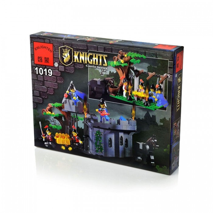 Детский конструктор брик Brick Knights арт. 1019 "Лесной форт", аналог Лего Lego - фото 2 - id-p178776217