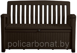 Скамья сундук Patio Storage Bench 227л, коричневый