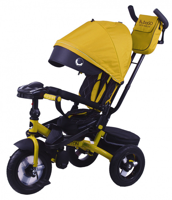 Велосипед детский трехколесный Bubago Triton Yellow Black Жёлто-чёрный 2022 - фото 1 - id-p178776852