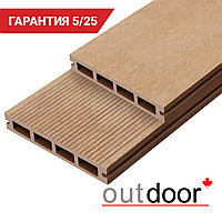 Террасная доска ДПК Outdoor 150*25*4000 мм. вельвет/шлифованная дуб