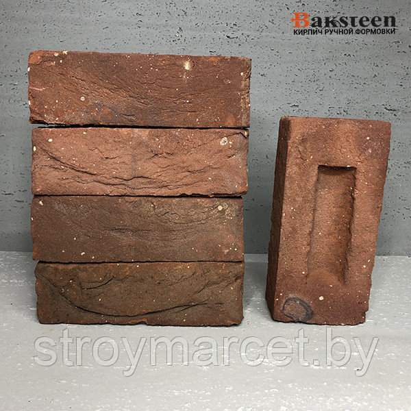 Кирпич керамический ручной формовки Baksteen Бомон