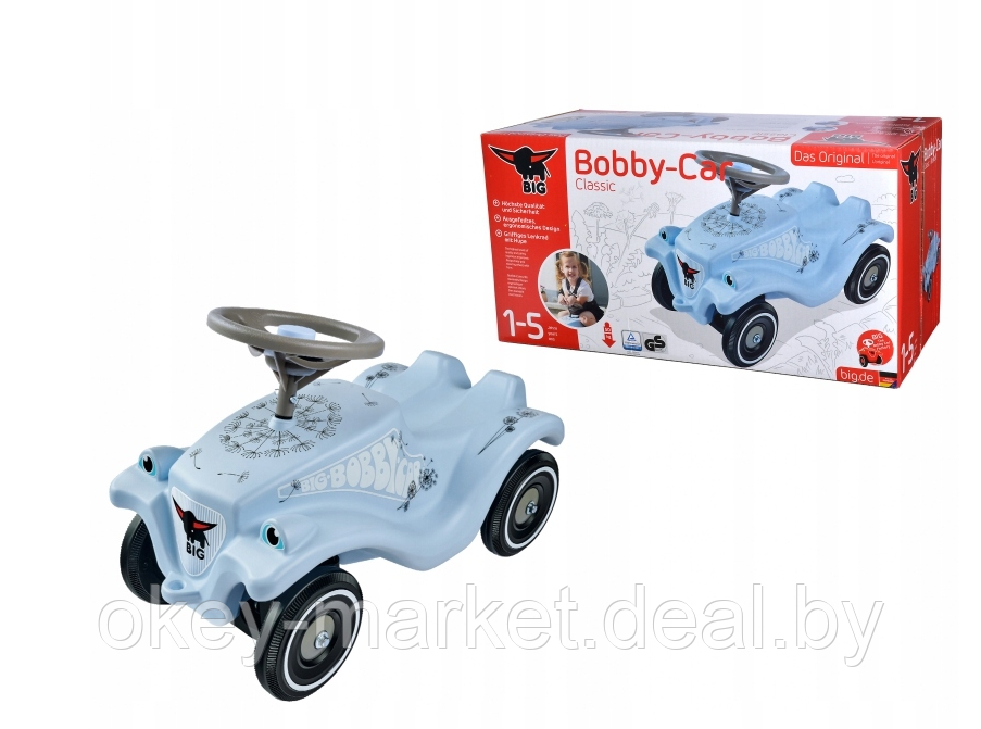 Каталка Толокар Бибикар Big Bobby Car Classic Racer - фото 7 - id-p76716000