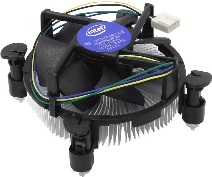 Intel Е97378-001/003/E41759-002 Cooler (4пин, 1150/1155/1156,Cu+Al)