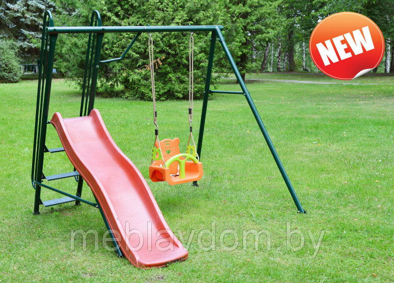 Качели детские с горкой с990