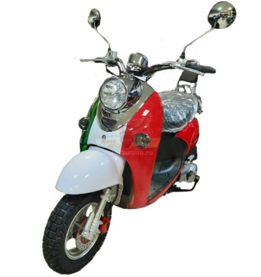 Скутер VENTO Retro зелено-бело-красный
