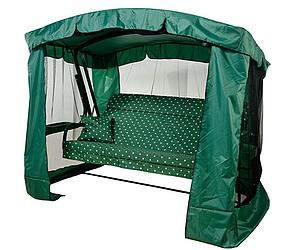 Качели садовые Мадагаскар с подголовником и москитной сеткой