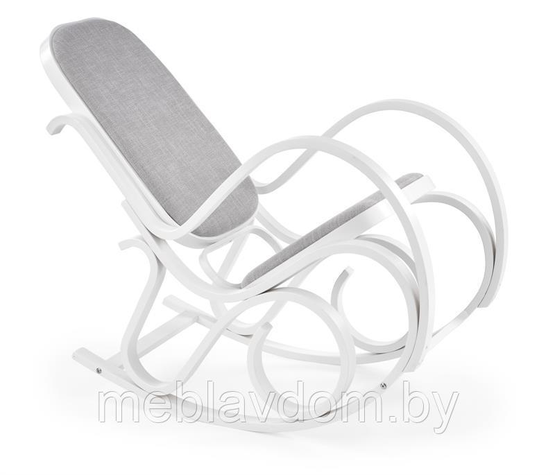 Кресло качалка HALMAR MAX BIS PLUS белый - фото 1 - id-p178805806