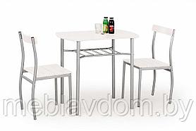 Комплект столовой мебели Halmar LANCE стол + 2Стула (белый)