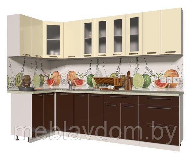 Угловая кухня Мила Пластик 1,2х2,8м. - фото 2 - id-p178806128