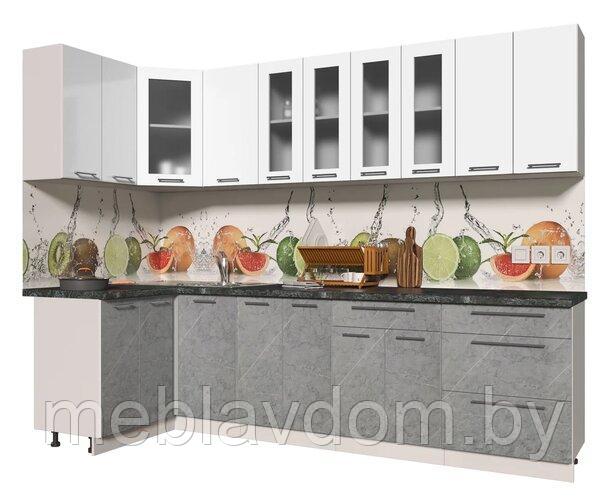 Угловая кухня Мила Пластик 1,2х2,8м. - фото 6 - id-p178806128
