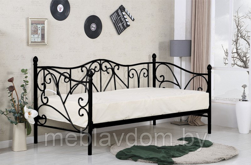 Кровать Halmar SUMATRA (черный) (90х200) - фото 1 - id-p178805243