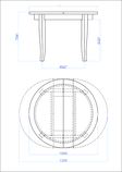 Стол обеденный раздвижной Фидес, фото 4