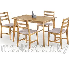 Комплект столовой мебели Halmar CORDOBA (стол + 4Стула) дуб