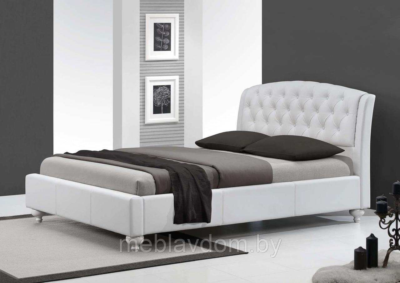 Кровать HALMAR SOFIA белая (160х200) - фото 1 - id-p178805326