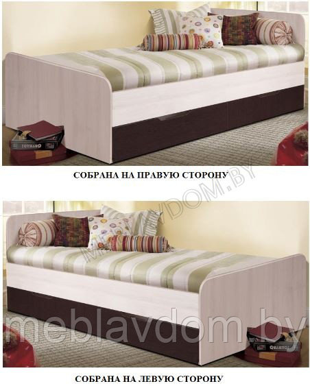 Односпальная кровать Мебель-Класс Лира-1 - фото 3 - id-p178806270