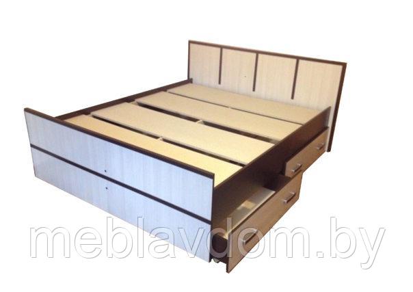Кровать двуспальная с ящиками Сакура 1,6 м - фото 2 - id-p178806317