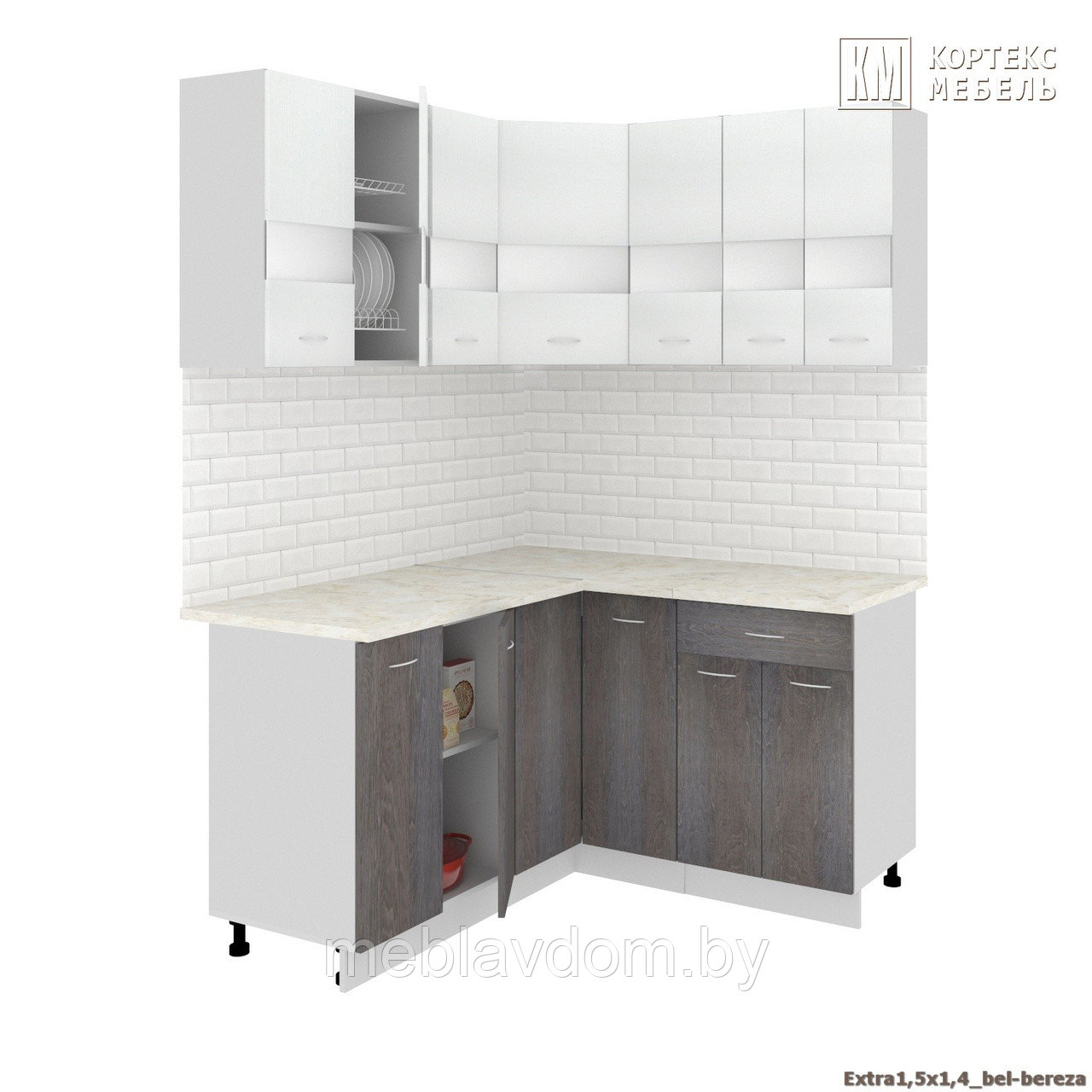 Угловая кухня Корнелия Экстра 1,5х1,4м. - фото 3 - id-p178805480