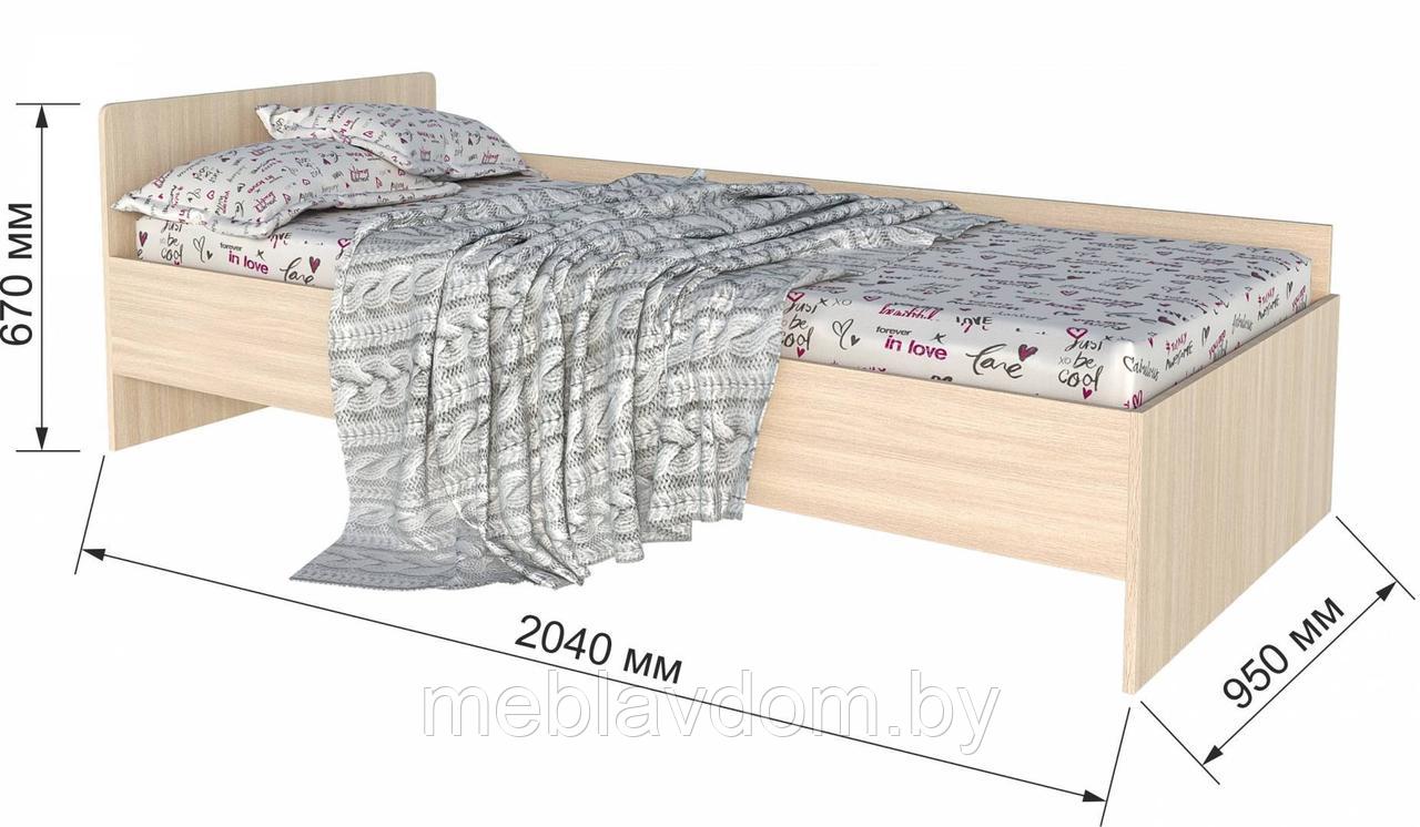 Односпальная кровать Анеси-4 - фото 2 - id-p178806388