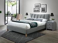 Кровать Halmar SANDY 2 (серый/бук) (160х200)