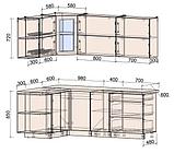 Угловая кухня Мила Матте 1,5х2,1 А, фото 8