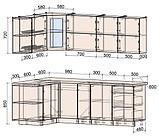 Угловая кухня Мила Матте 1,5х2,3 А, фото 7