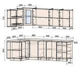 Угловая кухня Мила Матте 1,5х2,4 А, фото 7