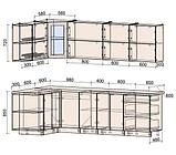 Угловая кухня Мила Матте 1,5х2,6 А, фото 6