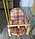 К-001-06 Качели ГНОМ "Симпатия" деревянные, подвесные, мягкое сиденье, качели с крепежом, фото 4