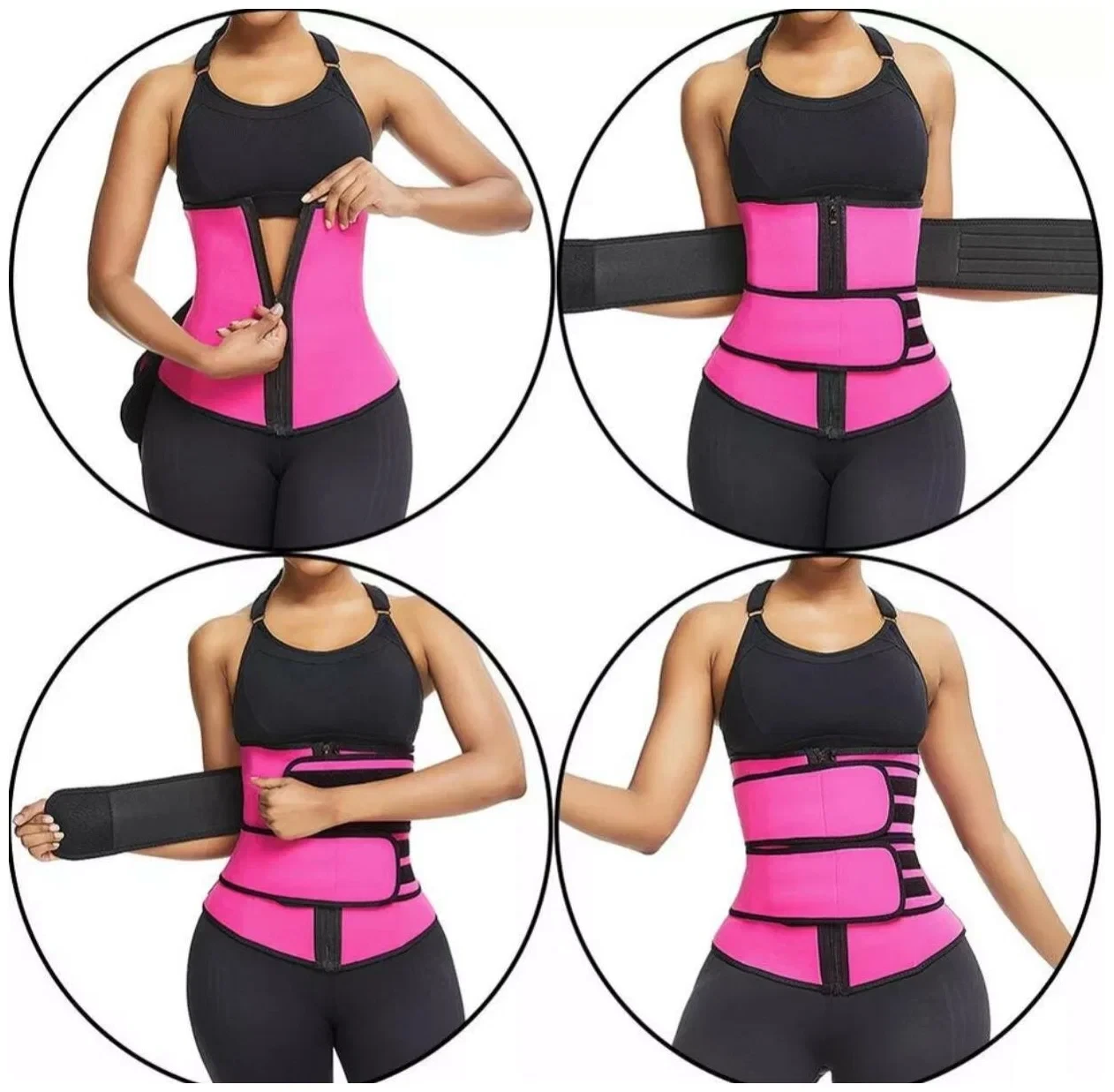 Корсет утягивающий с эффектом сауны "Waist Trainer" Вэст Тренер для похудения и коррекции фигуры - фото 9 - id-p178839091