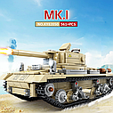 Конструктор Крейсерский танк Mk I со светом, KAZI 82050, 561 дет., фото 2