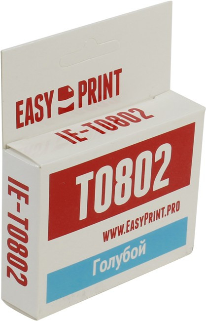 Картридж EasyPrint IE-T0802 Cyan для Epson St Photo P50, PX660/720/820
