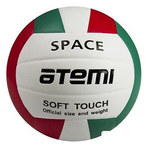 Мяч Atemi Space (5 размер, белый/красный/зеленый)