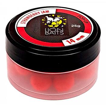 Lion Baits Бойл (pop-up) Strawberry Jam 14 мм - 25 г