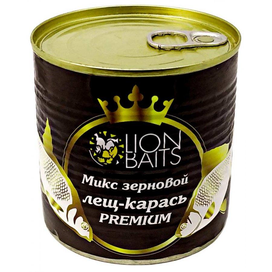 Lion Baits Зерновая смесь микс PREMIUM "Лещ-Карась" - 430мл - фото 1 - id-p178841309