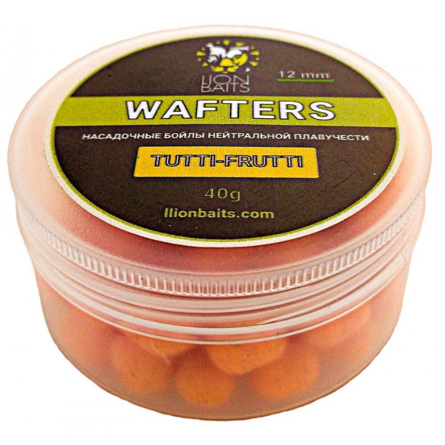 Lion Baits Бойлы нейтральной плавучести Wafters TUTTI-FRUTTI Тутти Фрутти 12 мм 40 гр - фото 1 - id-p178841321