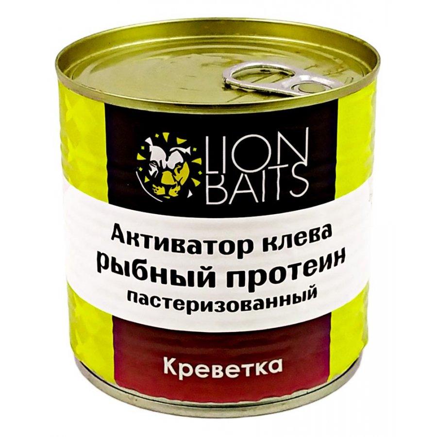 Lion Baits Активатор клева "Рыбный протеин" пастеризованный "КРЕВЕТКА" - 430 мл