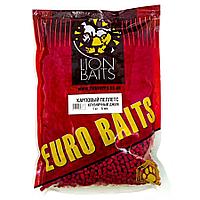 Lion Baits Пеллетс карповый Carp pellets Клубничный джем красный 6 мм - 1кг