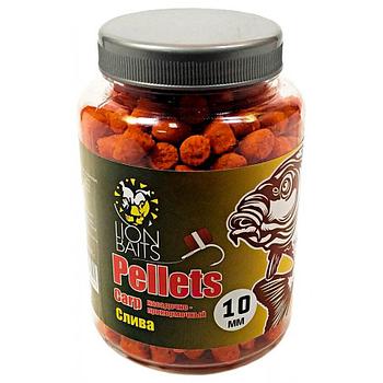 Lion Baits Пеллетс карповый Carp pellets Слива 10 мм - 300 гр