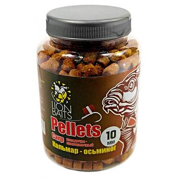 Lion Baits Пеллетс карповый Carp pellets Кальмар-осьминог 10 мм - 300 гр