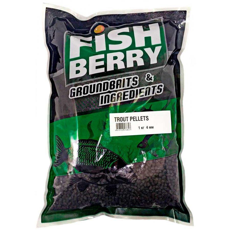 FishBerry Пеллетс форелевый Pellets Trout 4 мм - 1 кг