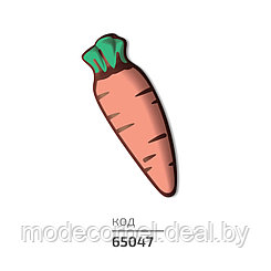 Украшение на основе кондитерской массы "Морковка"