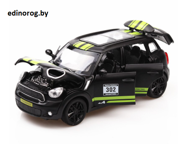 Mini Cooper Countryman Свет и звук.в подарочной коробочке