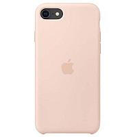 Чехол Silicone Case для Apple iPhone 7, 8, SE 2020 Розовый песок/Пудровый (№19)